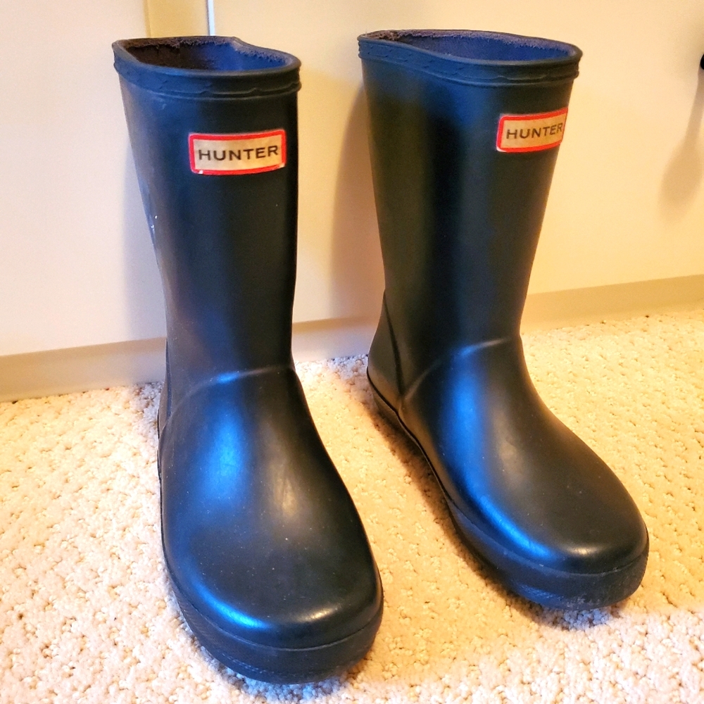 Authentic Hunter Wellies Rain Boots Size 11 Girls